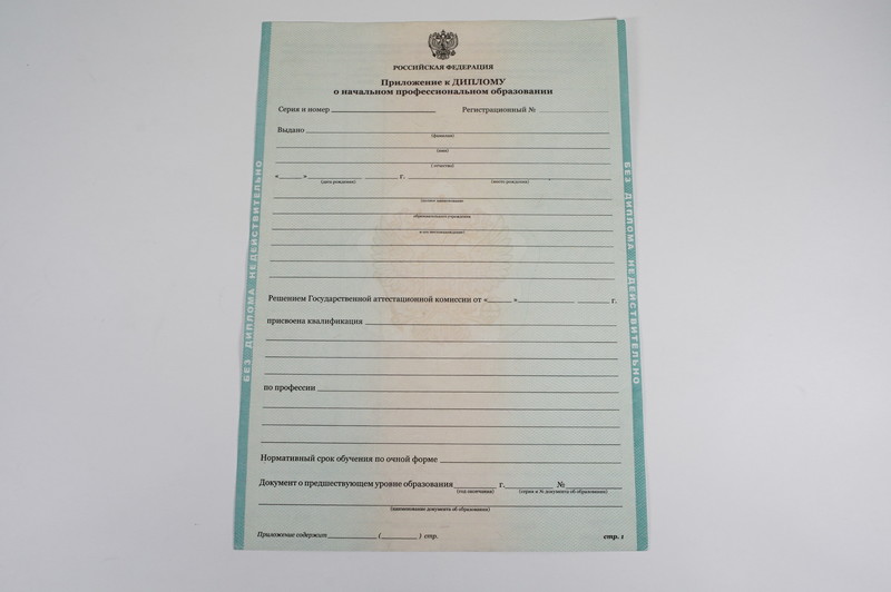 Диплом о начальном образовании  2010-2024 годов в Невинномысске