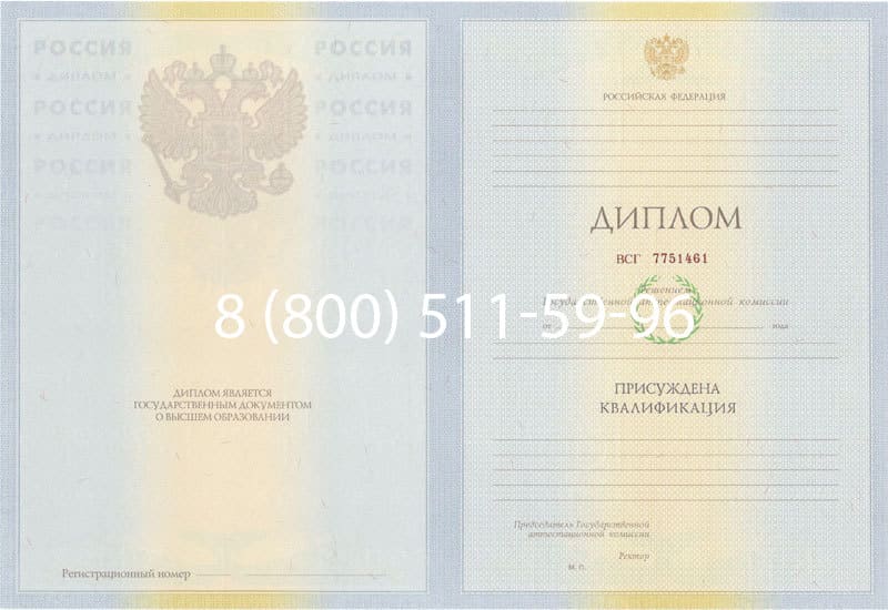 Купить Диплом о высшем образовании 2010-2011 годов в Невинномысске